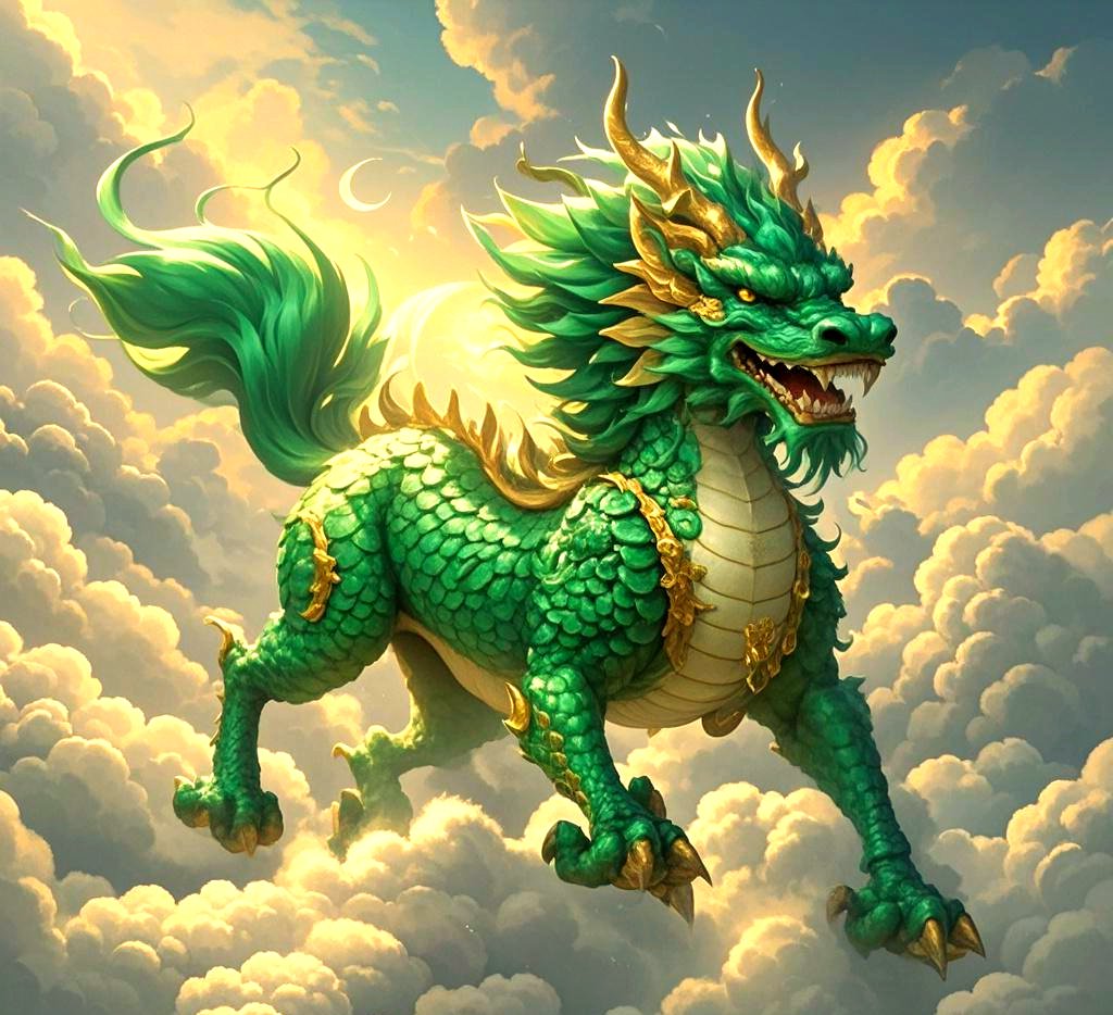 qilin statue Chinese mythical creature