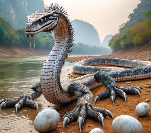 Jiaolong flood dragon deep water 蛟龙 myth illustration