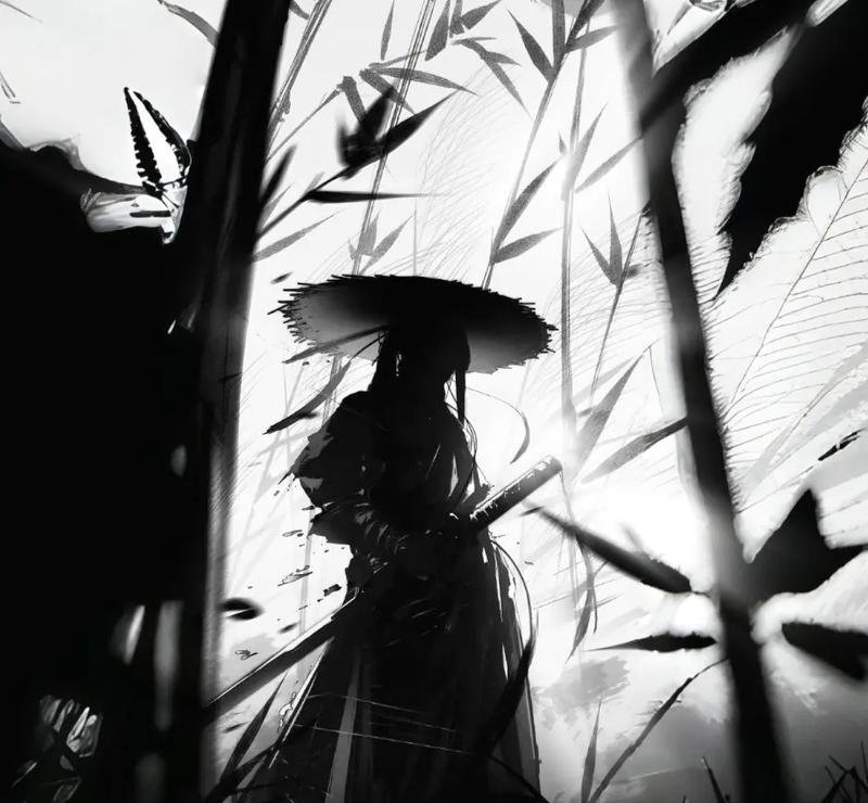 dark chinese aesthetic night ink shadow