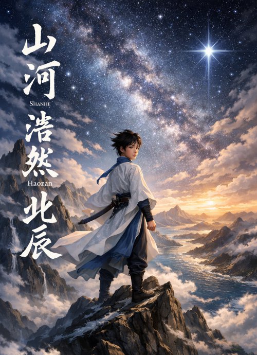 nature force powerful Chinese boy names mountain sea sky stars 山河 shanhe 浩然 haoran 北辰 beichen
