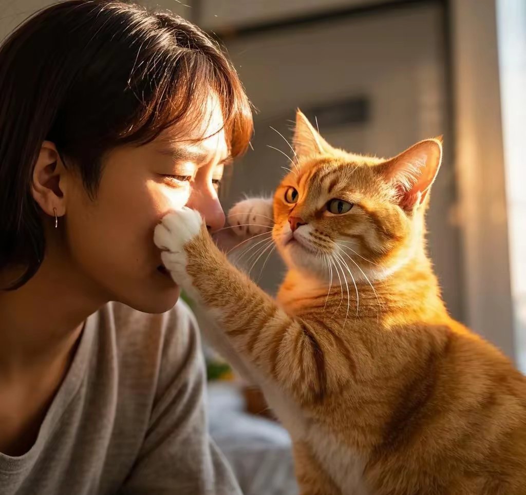 person calling cat by Chinese name