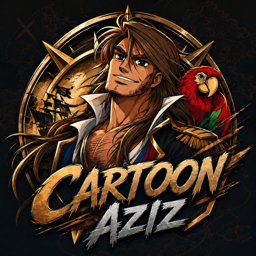 Cartoon Aziz Stremio addon logo